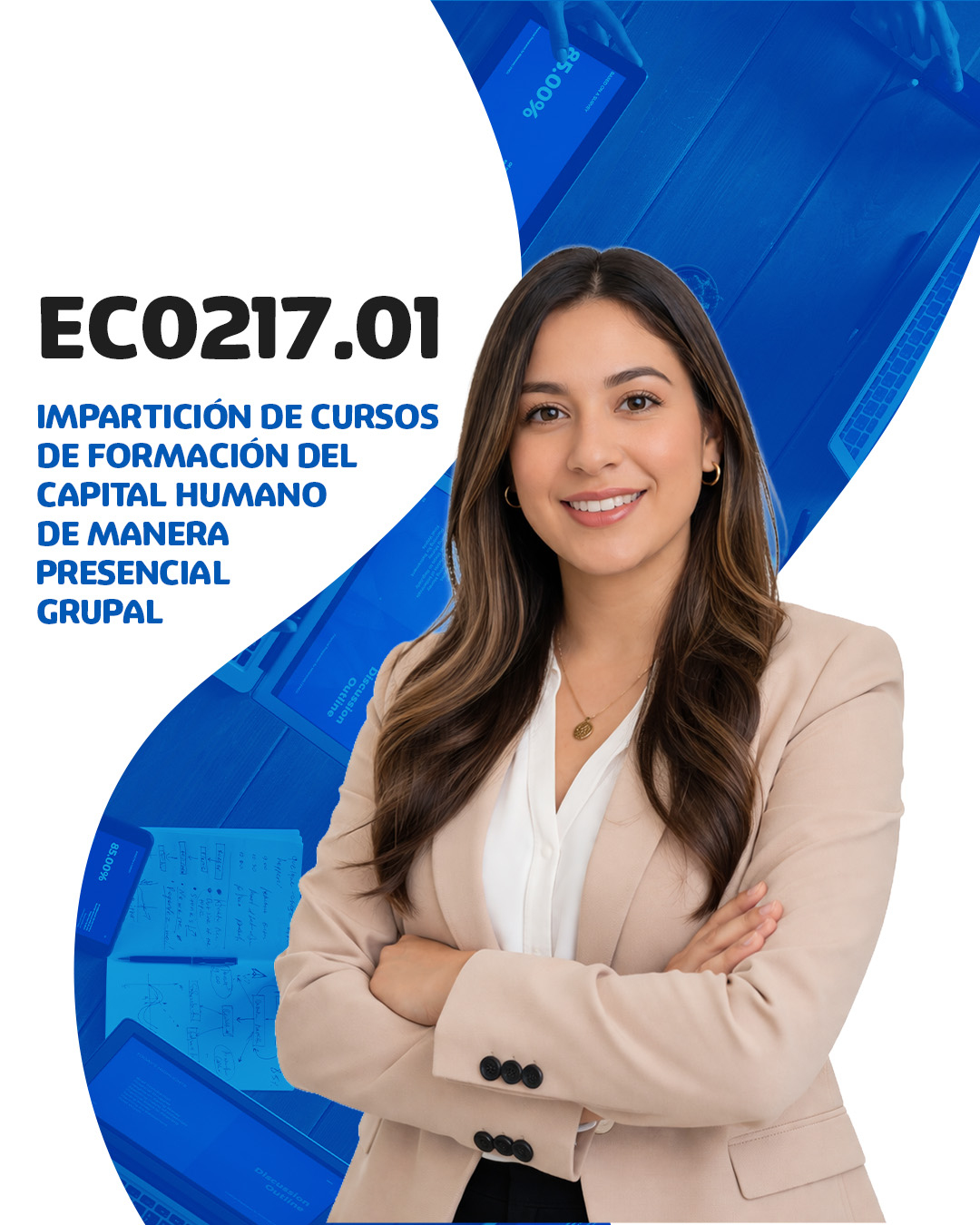 Impartición de cursos de formación del capital humano de manera presencial grupal